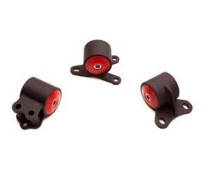 Acura Integra Engine Mount Kit - Innovative Mounts - Steel 60A Bushings - Black - `94-`01